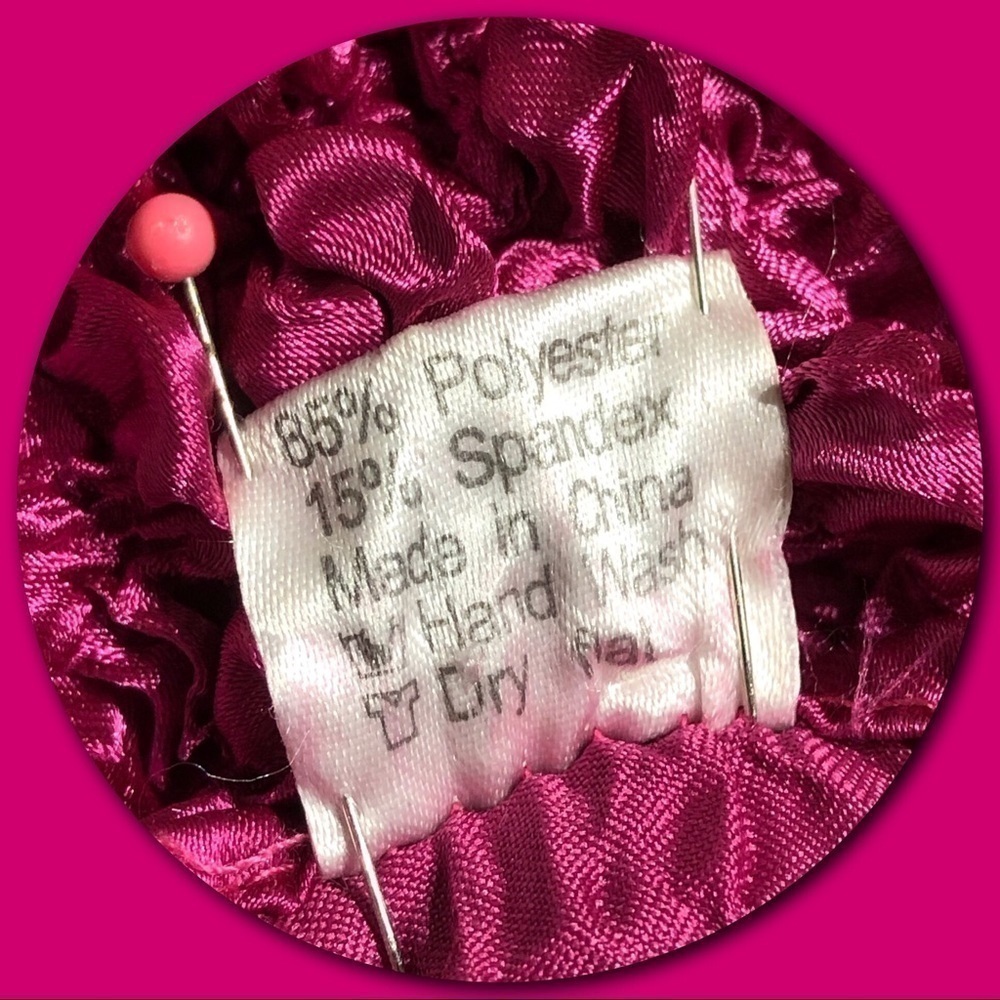 𝅺F*C Unique Sexy Bright Barbie Pink Popcorn Blouse Size OS - Picture 8 of 8